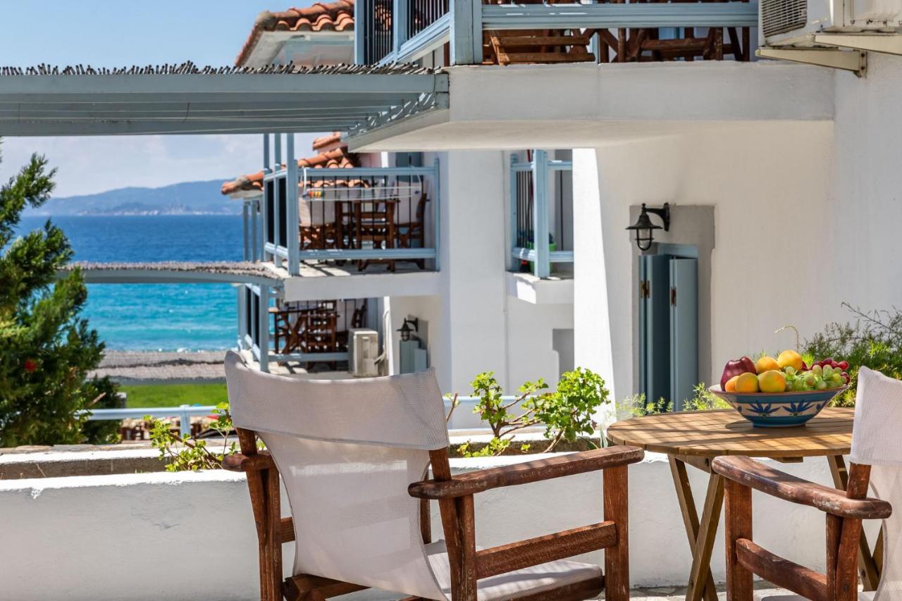 Milia Beach Apartments Paralia Milia Dış mekan fotoğraf
