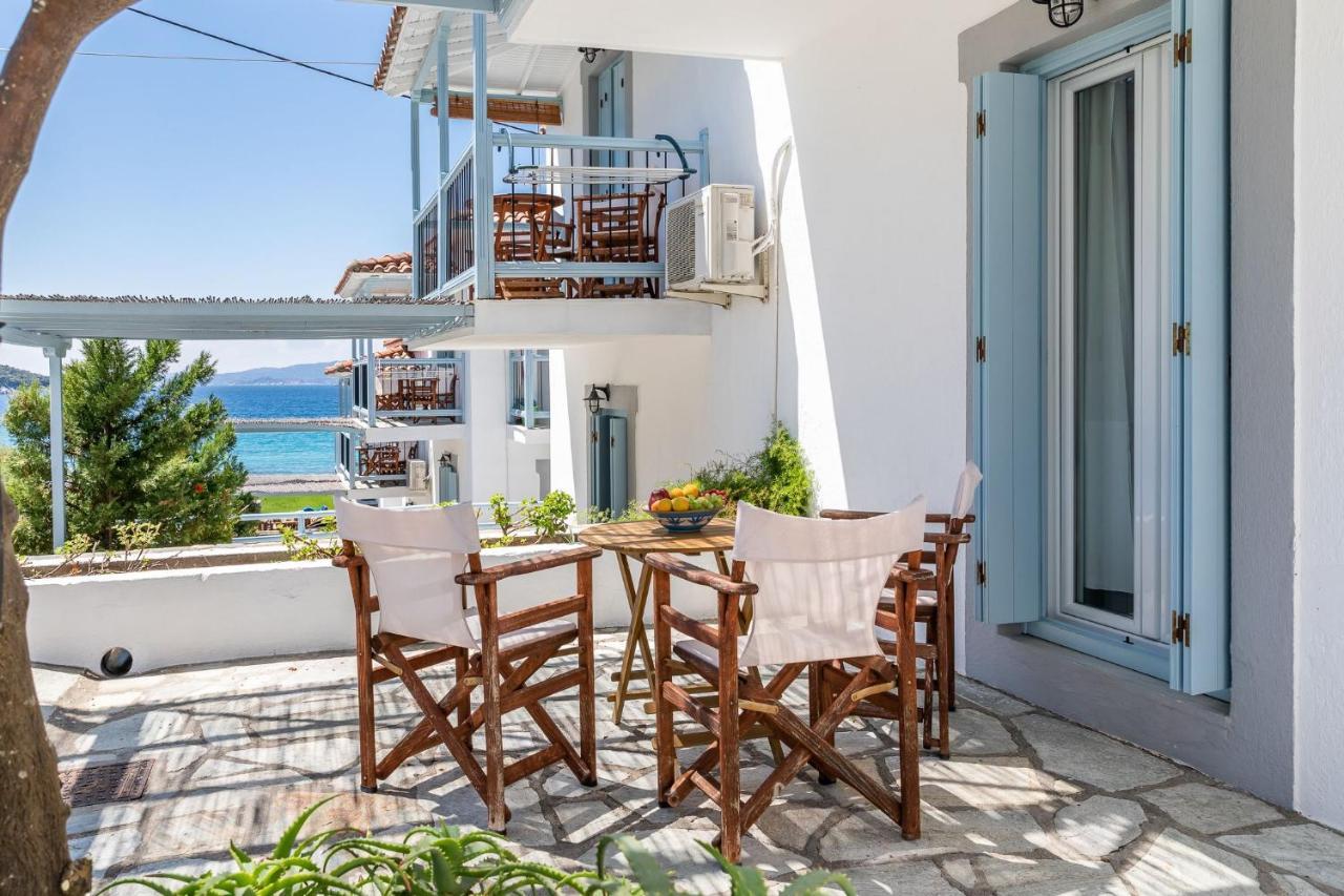 Milia Beach Apartments Paralia Milia Dış mekan fotoğraf