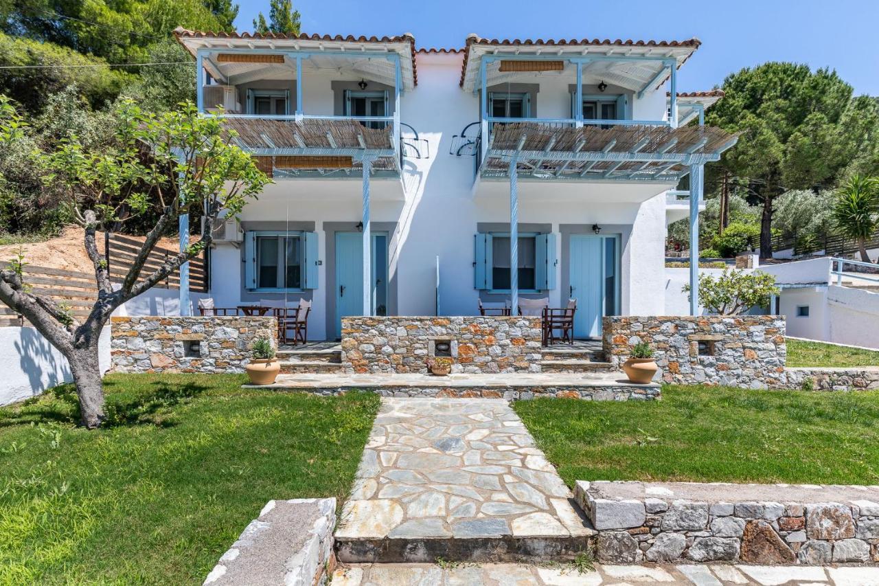 Milia Beach Apartments Paralia Milia Dış mekan fotoğraf
