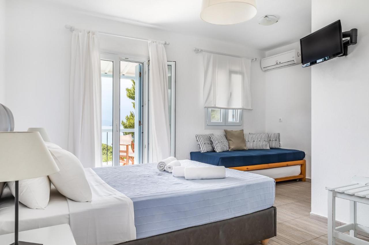 Milia Beach Apartments Paralia Milia Dış mekan fotoğraf