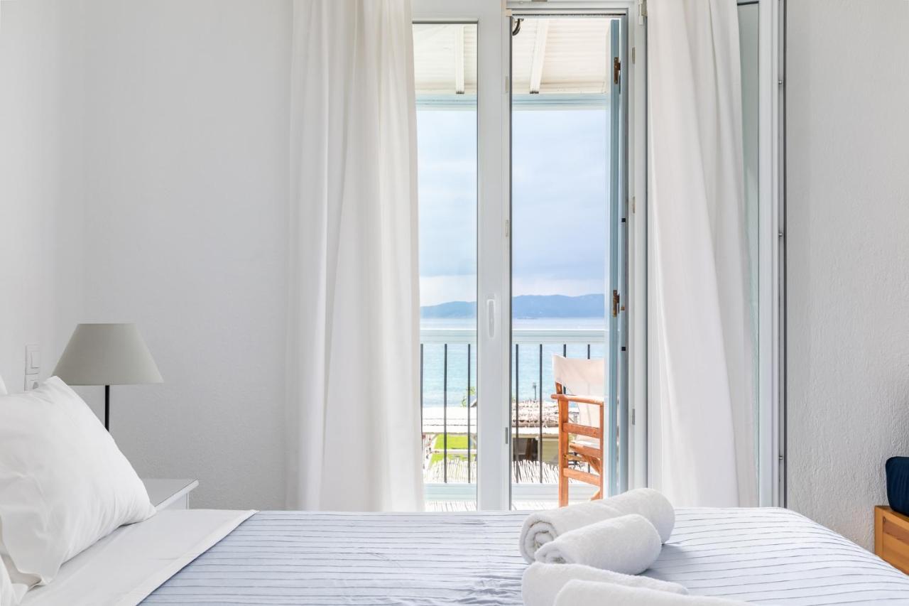 Milia Beach Apartments Paralia Milia Dış mekan fotoğraf